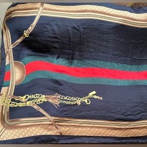 Multi Color Silk Scarf